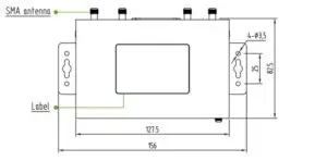 R2000 Bracket dims